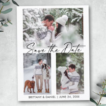 Tinta Moderna de Caligrafia 3 Fotos Salvem a Data