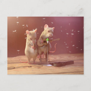 Cartão Postal: "Tiny Artists"