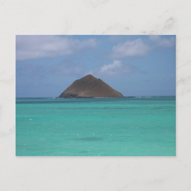 Cartão Postal Tiny Hawaiian Island (Frente)
