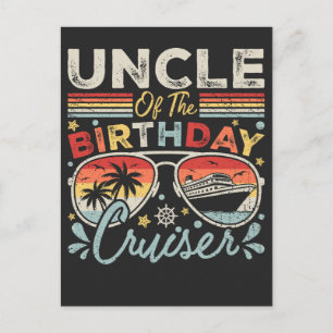 Cartão Postal Tio do Cruzeiro de Aniversário Férias