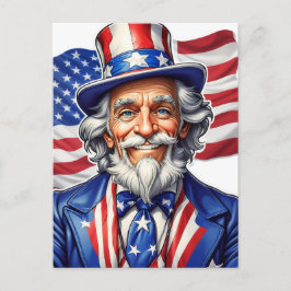 Cartão Postal Tio Sam USA