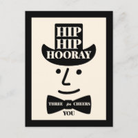 Tip Tip Hurra Três Vivas para Você Tipografia