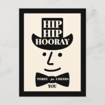Tip Tip Hurra Três Vivas para Você Tipografia