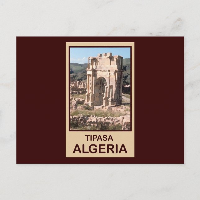 Cartão Postal Tipasa Argélia (Frente)