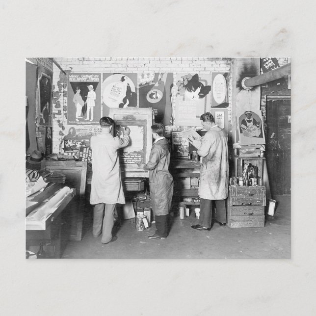 Cartão Postal Tipografia, 1921 (Frente)