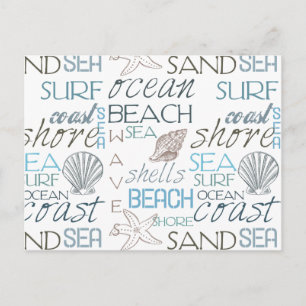 Cartão Postal Tipografia de Praia