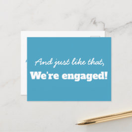 Cartão Postal Tipografia Moderna Engraçada Salve o Anúncio de Da