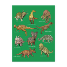 Tipos de Ilustrações de Dinossauros