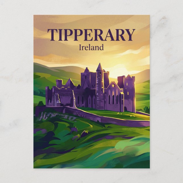 Cartão Postal Tipperary Irlanda (Frente)