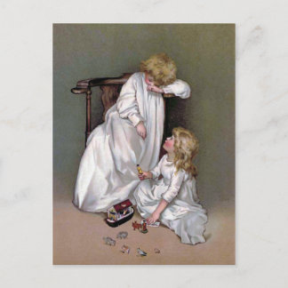 Cartão Postal Tirando a vindima dos brinquedos