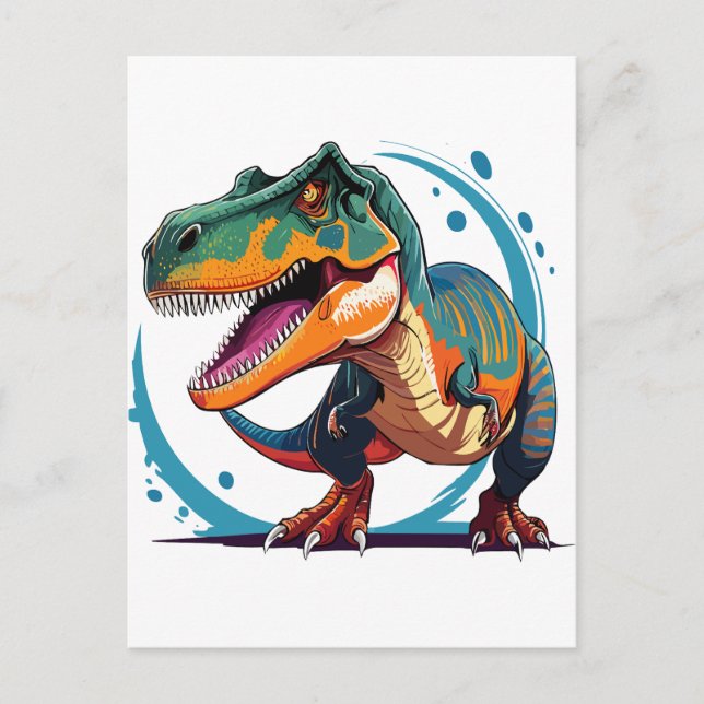 Cartão Postal Tiranossauro Rex (Frente)
