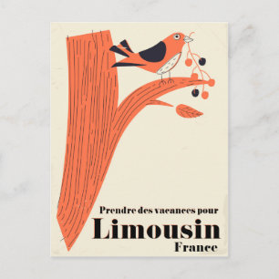 Cartão Postal Tirar férias para Limousin França .
