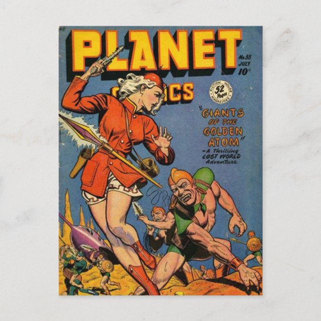 Cartão Postal Tiras de banda desenhada - (Frente)