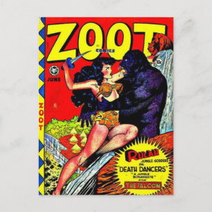 Cartão Postal Tiras de banda desenhada -