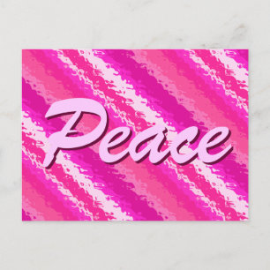 Cartão Postal Tiras de vidro - tons cor-de-rosa profundo