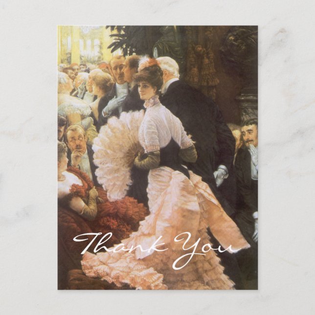 Cartão Postal Tissot é a dama política (Frente)