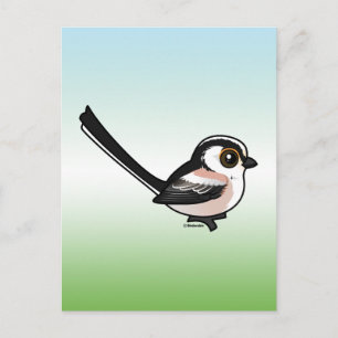 Cartão Postal Tit de cauda longa