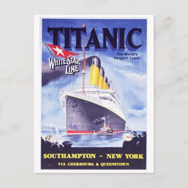 Cartão Postal Titanic (Frente)