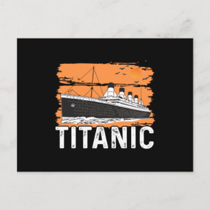 Cartão Postal Titanic - navegação à vela