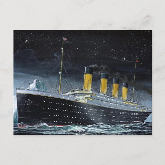 Cartão Postal Titanic RMS (Frente)