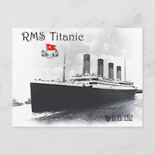 Cartão Postal Titanic RMS