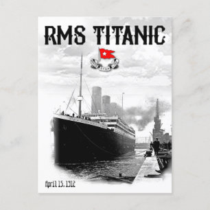 Cartão Postal Titanic RMS