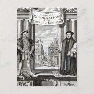 Cartão Postal Titlepage The History Reformation Church England