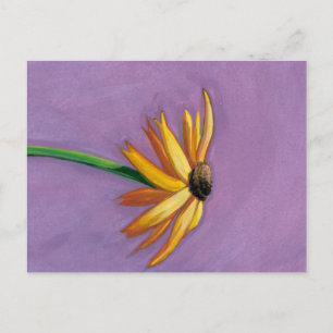 Cartão Postal Título: Amarelo - Linda pintura de Gaillardia