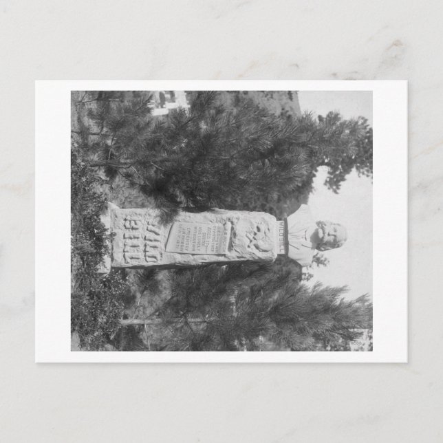 Cartão Postal Título da Fotografia Grave de Bill Hickock (Frente)