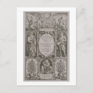 Cartão Postal Título da página da segunda edição do livro "T