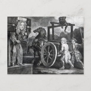 Cartão Postal Titus Oates no terceiro dia de sua punição