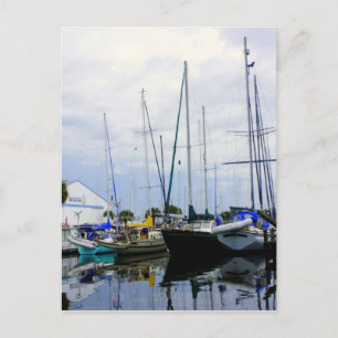 Cartão Postal Titusville Marina