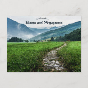 Cartão Postal Tjentiste Bósnia e Herzegovina