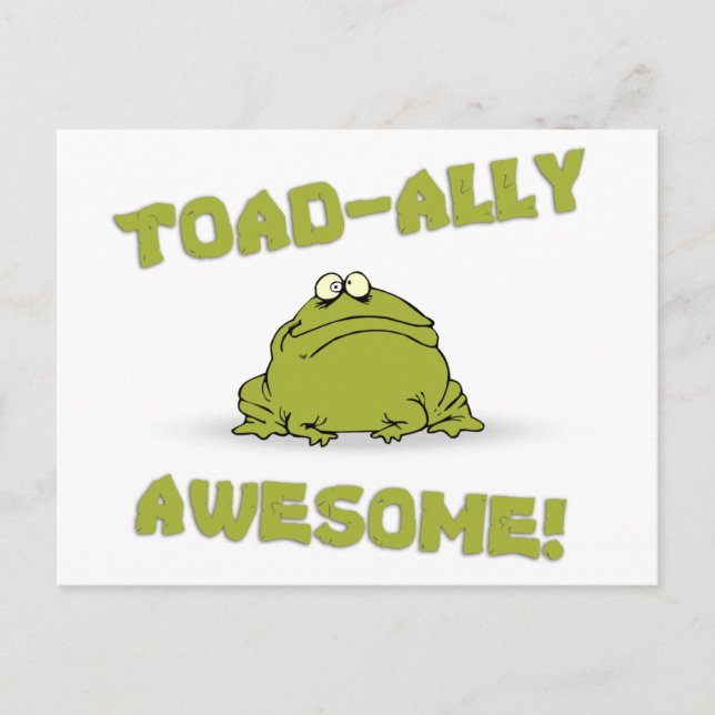 Cartão Postal Toad-ally Incrível (Frente)