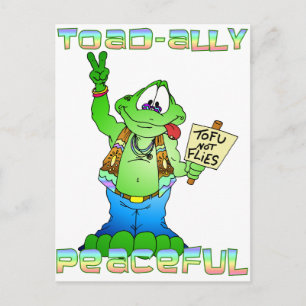 Cartão Postal Toad Hippie