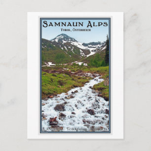 Cartão Postal Tobadill - Alpes Samnaun
