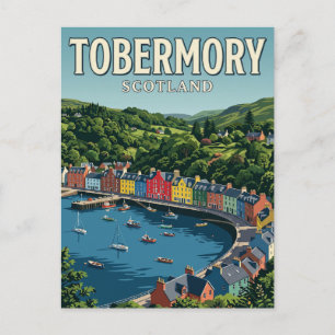 Cartão Postal Tobermory Escócia