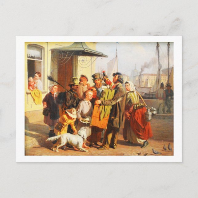 Cartão Postal Toca-discos (Frente)