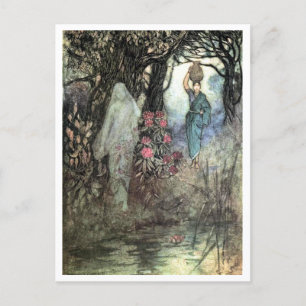 Cartão Postal Tocado por um Espírito por Warwick Goble