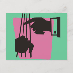 Cartão Postal Tocando o Bass