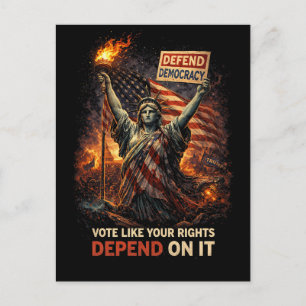 Cartão Postal Tocha da Democracia