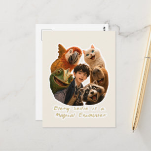 Cartão Postal Toda Selfie é um Encontro Mágico