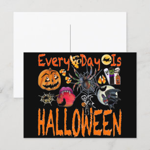 Cartão Postal Todo Dia é Halloween