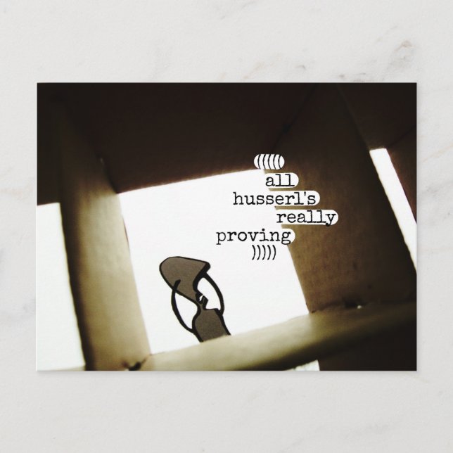 Cartão Postal todo o marido está realmente provando (Frente)