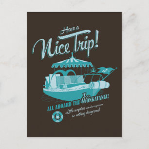 Cartão Postal Todos a bordo do Wonkatania!