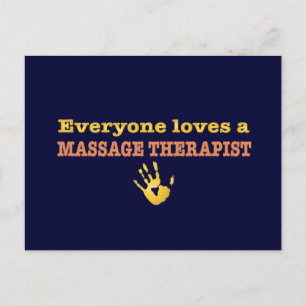 Cartão Postal Todos adoram um terapeuta de massagem