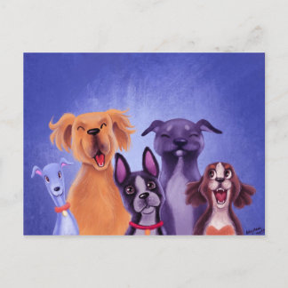 Cartão Postal Todos os cães