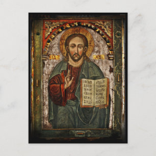 Cartão Postal Todos os Cristos Poderosos - Chrystus Pantokrator