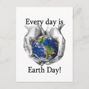 Cartão Postal Todos os dias é Dia da Terra
