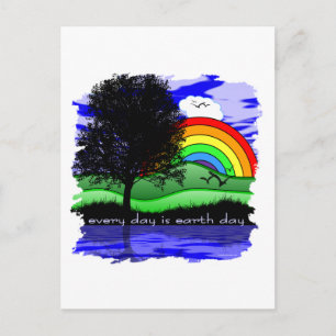 Cartão Postal Todos os dias é Dia da Terra